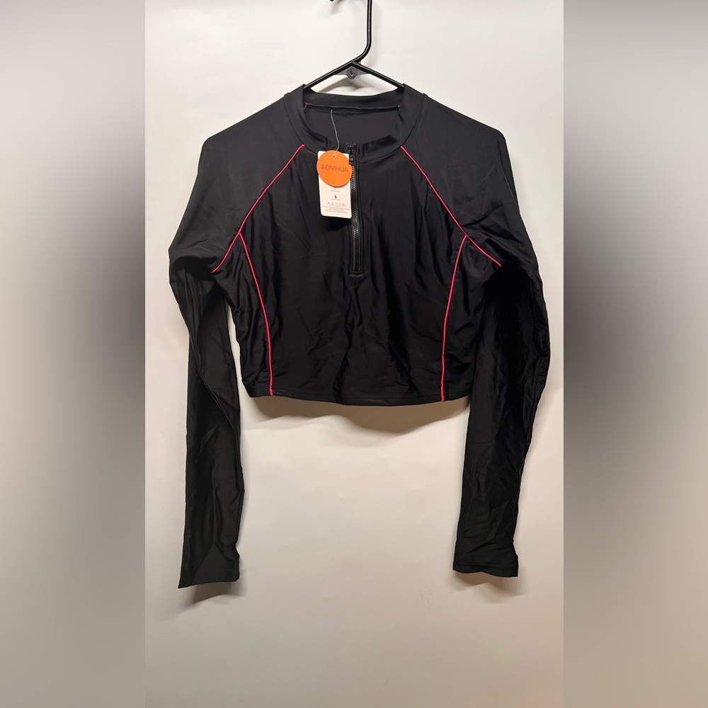 Aonihua long-sleeve swim top
